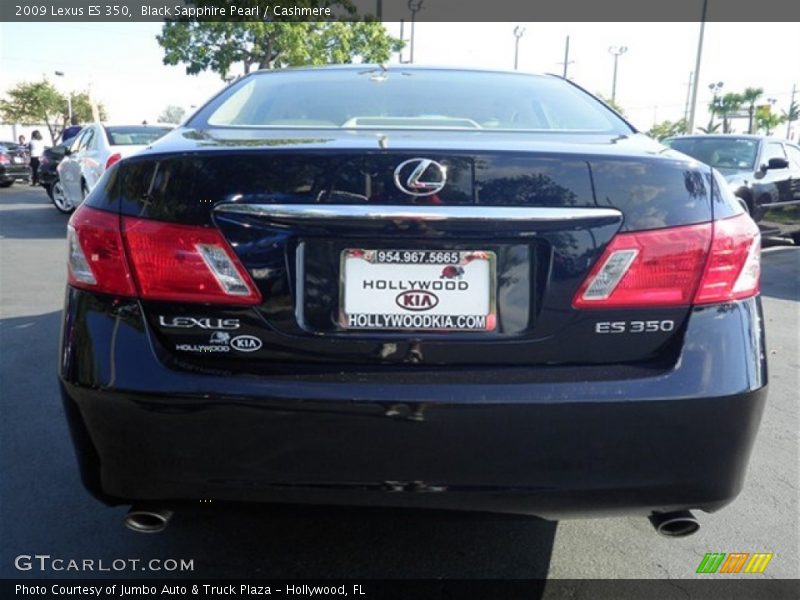 Black Sapphire Pearl / Cashmere 2009 Lexus ES 350