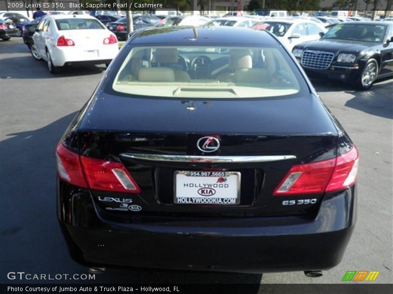 Black Sapphire Pearl / Cashmere 2009 Lexus ES 350