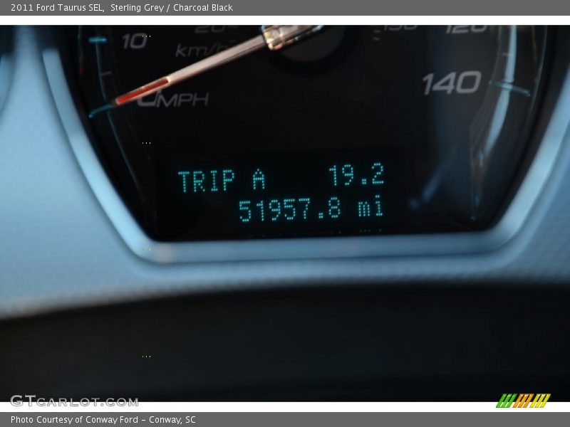 Sterling Grey / Charcoal Black 2011 Ford Taurus SEL