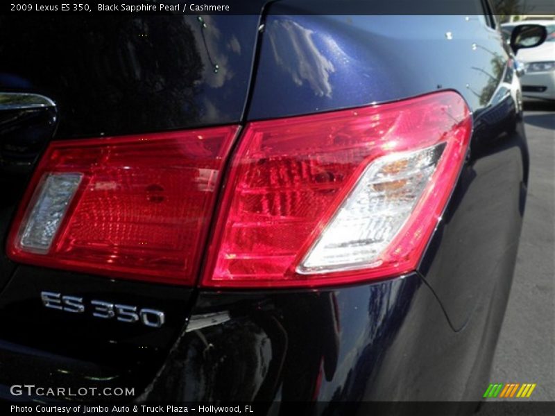 Black Sapphire Pearl / Cashmere 2009 Lexus ES 350