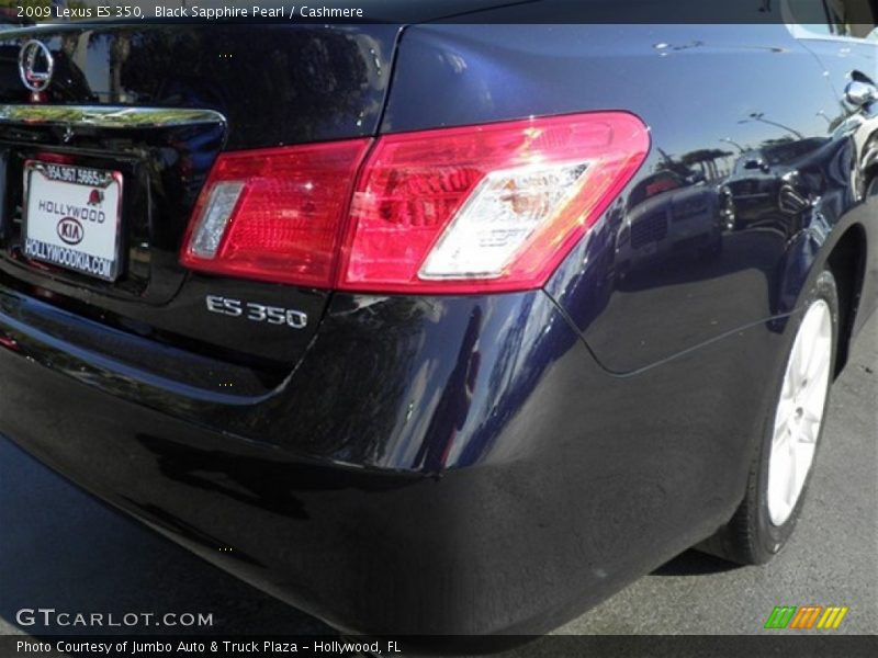 Black Sapphire Pearl / Cashmere 2009 Lexus ES 350