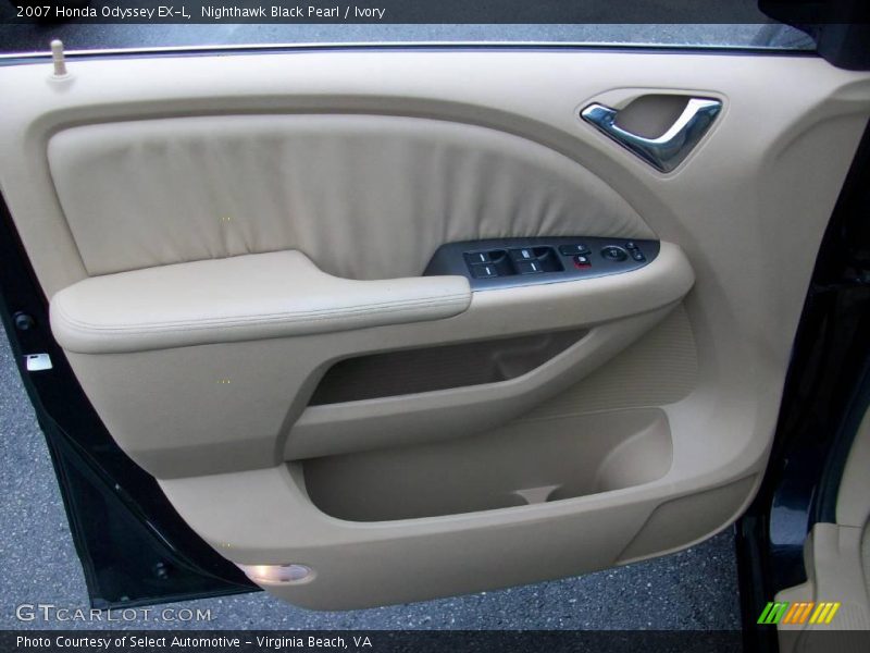 Nighthawk Black Pearl / Ivory 2007 Honda Odyssey EX-L