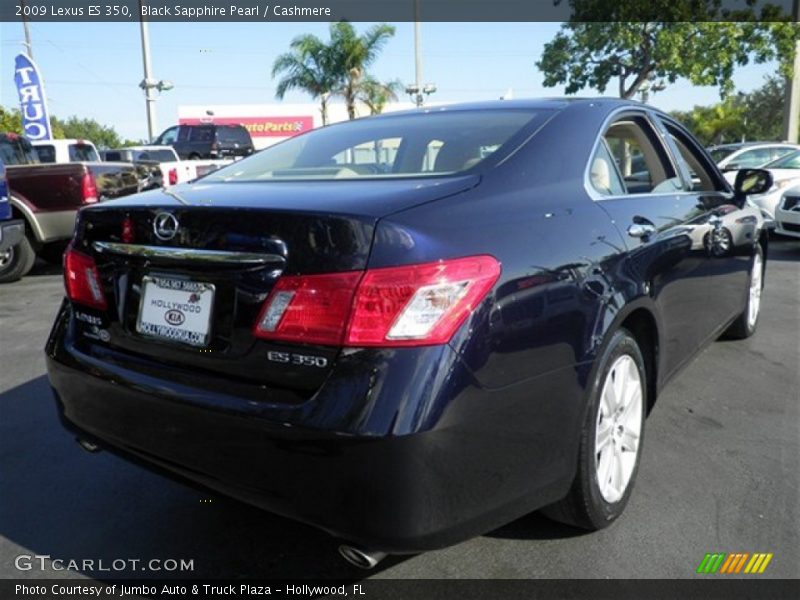 Black Sapphire Pearl / Cashmere 2009 Lexus ES 350