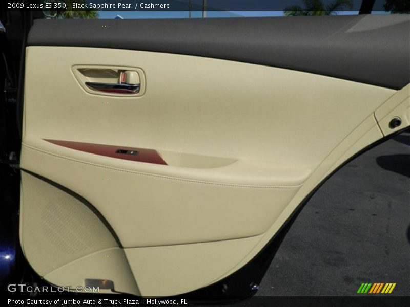 Black Sapphire Pearl / Cashmere 2009 Lexus ES 350