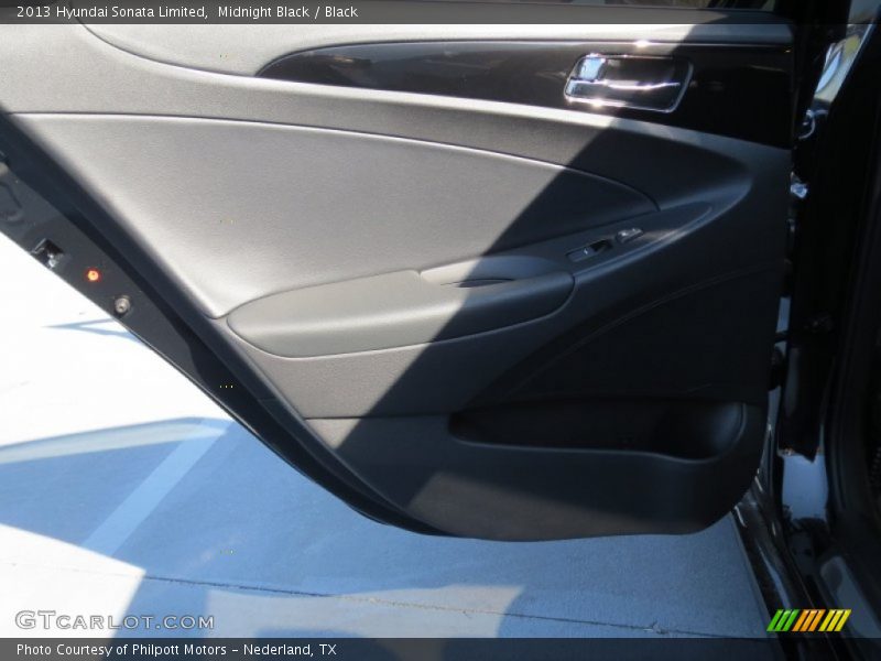 Midnight Black / Black 2013 Hyundai Sonata Limited