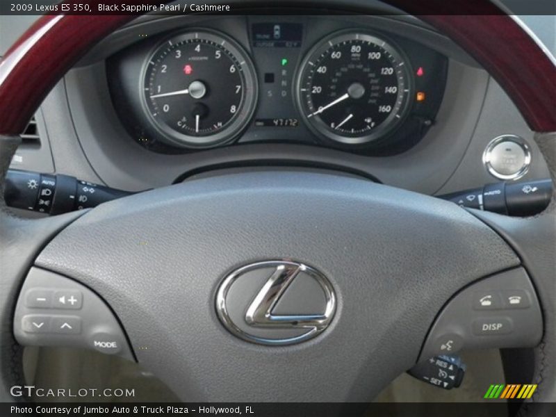 Black Sapphire Pearl / Cashmere 2009 Lexus ES 350