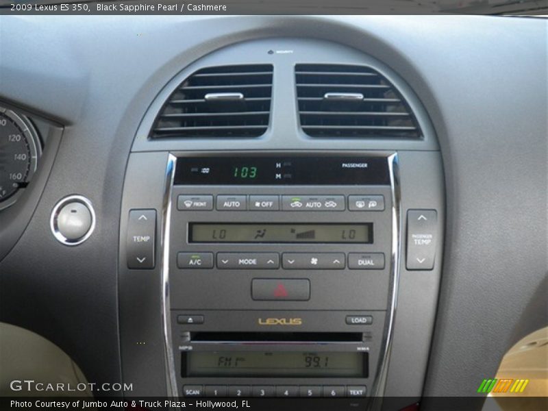 Black Sapphire Pearl / Cashmere 2009 Lexus ES 350