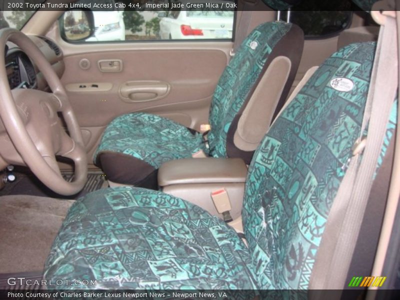Imperial Jade Green Mica / Oak 2002 Toyota Tundra Limited Access Cab 4x4