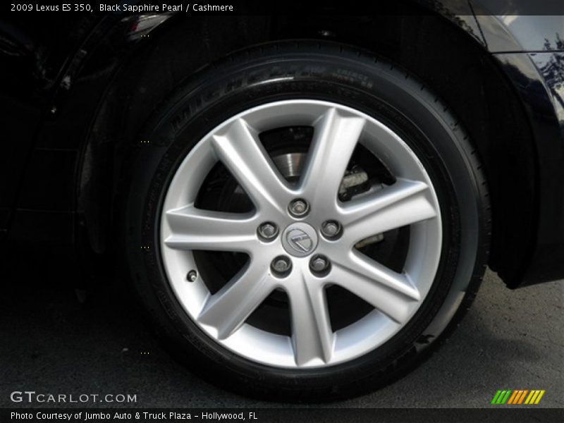 Black Sapphire Pearl / Cashmere 2009 Lexus ES 350