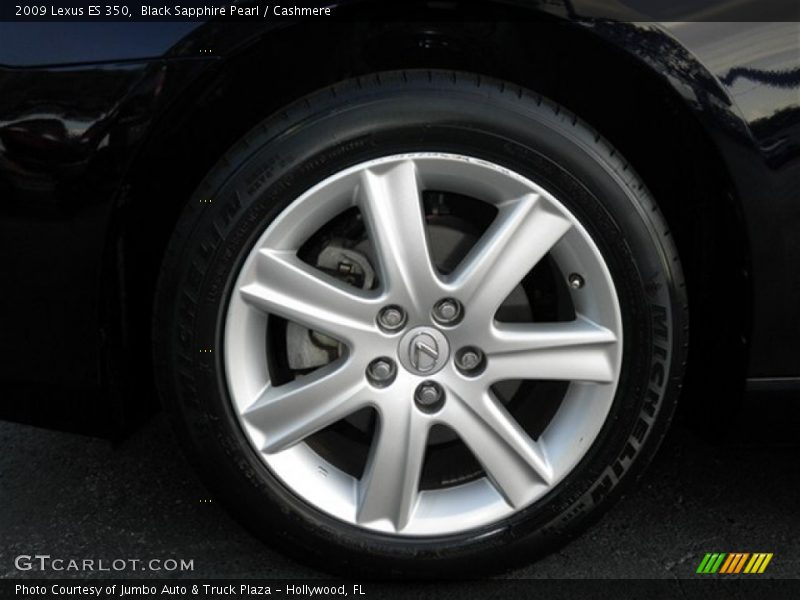 Black Sapphire Pearl / Cashmere 2009 Lexus ES 350