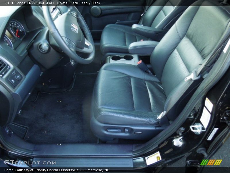 Crystal Black Pearl / Black 2011 Honda CR-V EX-L 4WD