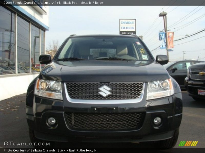 Black Pearl Metallic / Beige 2009 Suzuki Grand Vitara Luxury 4x4