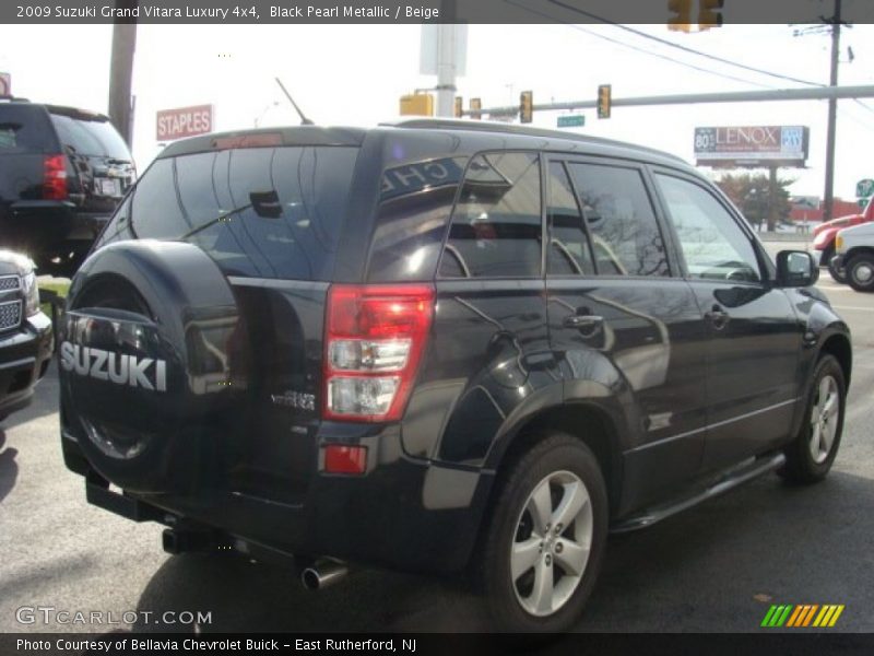 Black Pearl Metallic / Beige 2009 Suzuki Grand Vitara Luxury 4x4