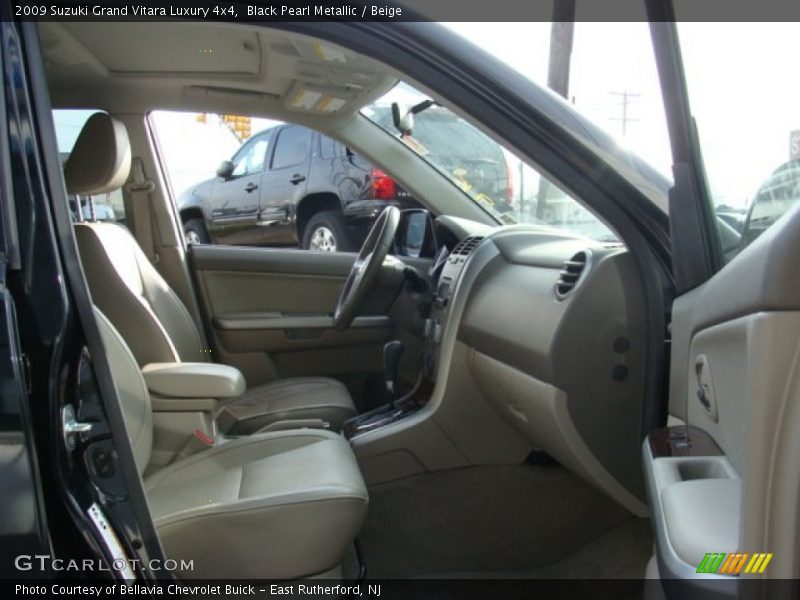 Black Pearl Metallic / Beige 2009 Suzuki Grand Vitara Luxury 4x4