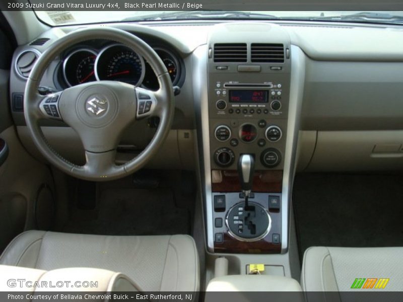 Black Pearl Metallic / Beige 2009 Suzuki Grand Vitara Luxury 4x4