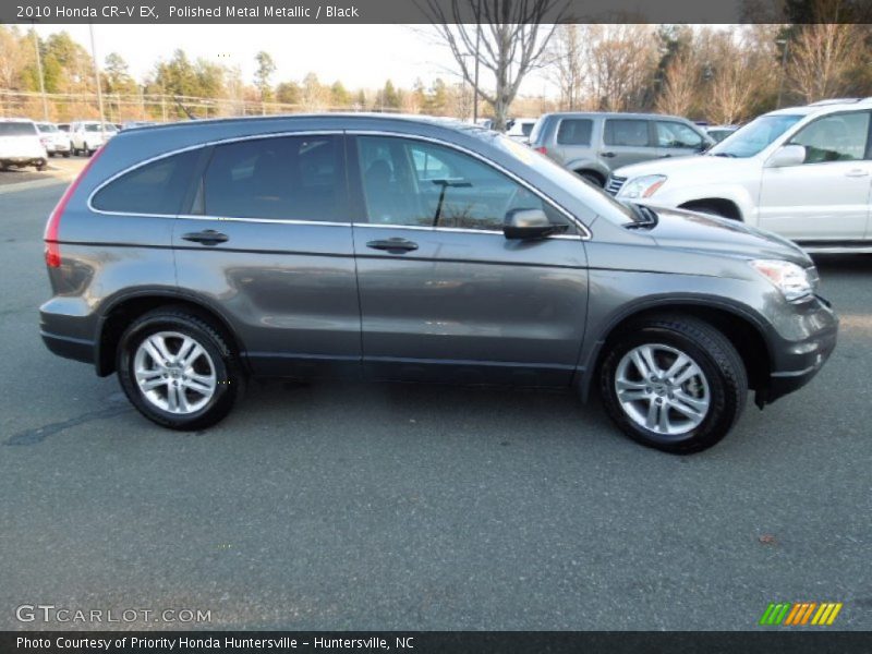 Polished Metal Metallic / Black 2010 Honda CR-V EX