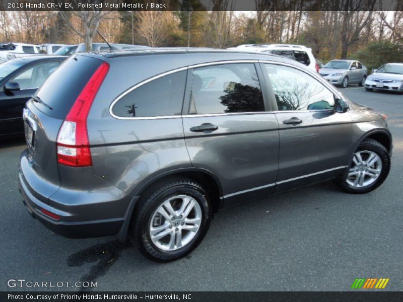Polished Metal Metallic / Black 2010 Honda CR-V EX