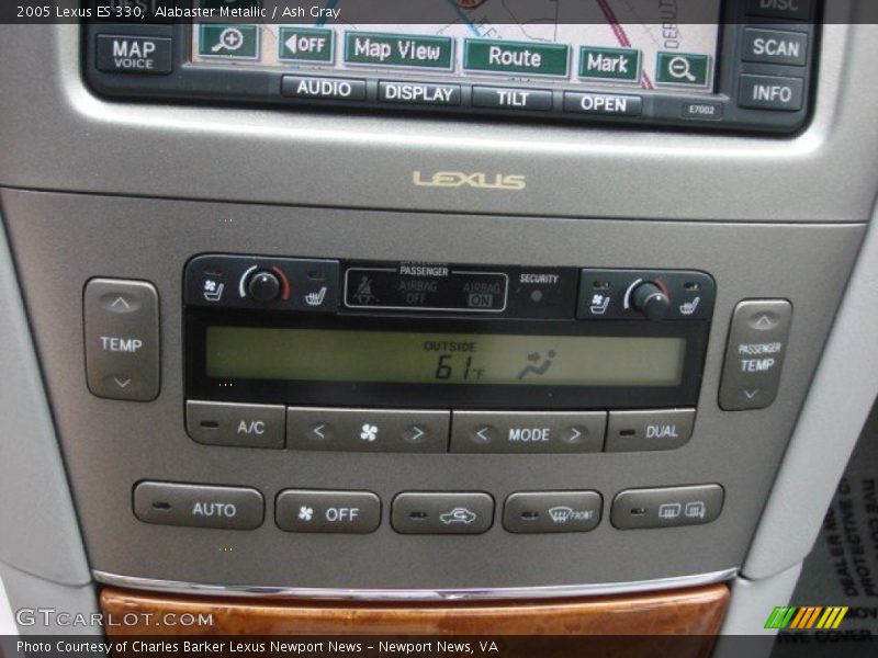 Controls of 2005 ES 330