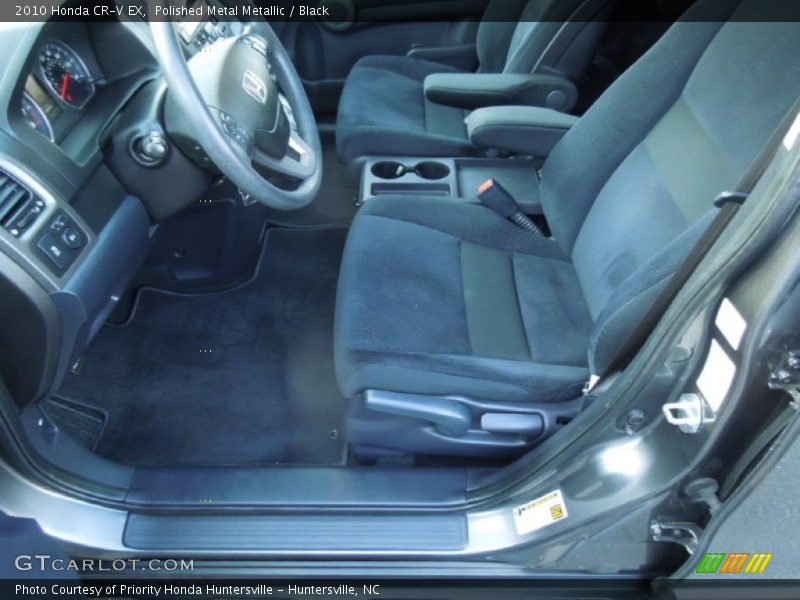 Polished Metal Metallic / Black 2010 Honda CR-V EX