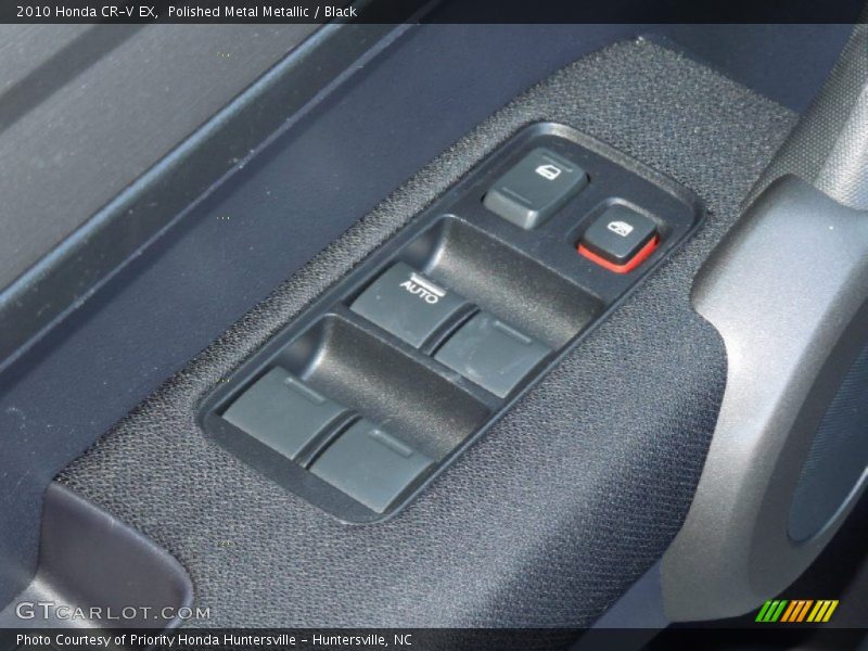 Polished Metal Metallic / Black 2010 Honda CR-V EX