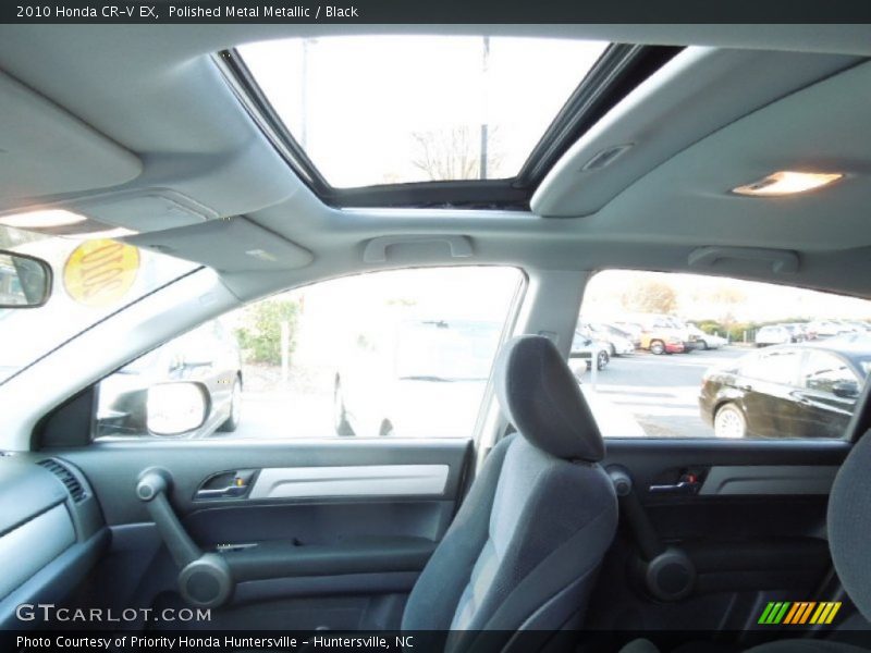 Polished Metal Metallic / Black 2010 Honda CR-V EX