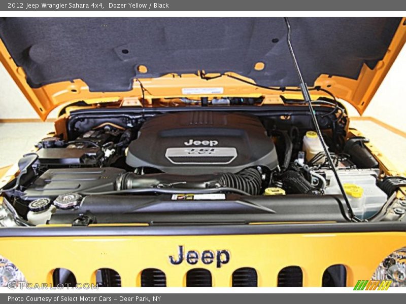 Dozer Yellow / Black 2012 Jeep Wrangler Sahara 4x4