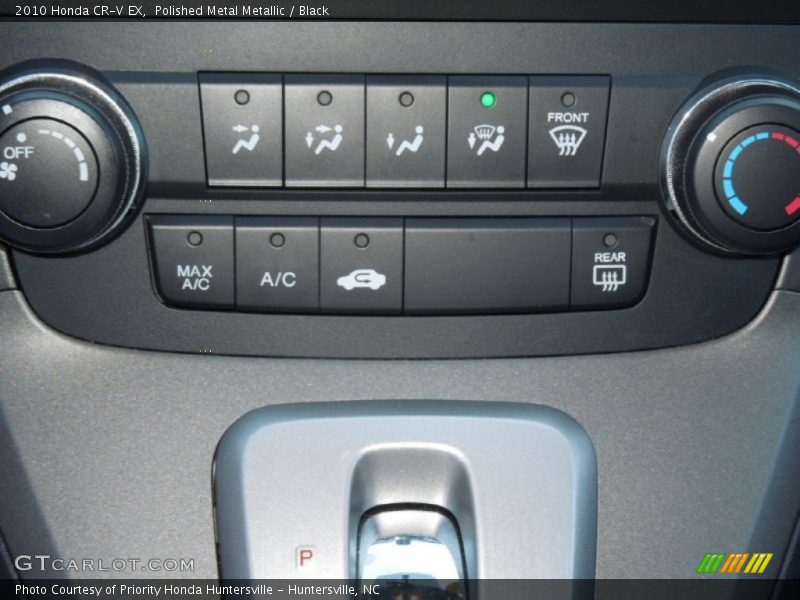 Polished Metal Metallic / Black 2010 Honda CR-V EX