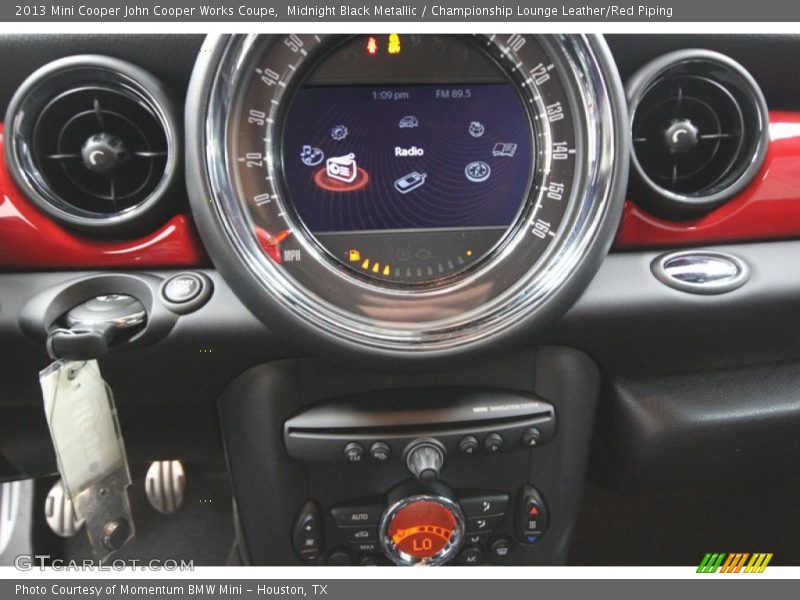 Midnight Black Metallic / Championship Lounge Leather/Red Piping 2013 Mini Cooper John Cooper Works Coupe