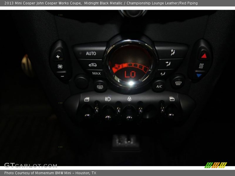 Midnight Black Metallic / Championship Lounge Leather/Red Piping 2013 Mini Cooper John Cooper Works Coupe