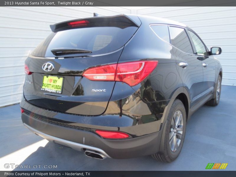 Twilight Black / Gray 2013 Hyundai Santa Fe Sport