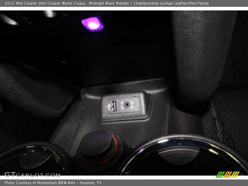 Midnight Black Metallic / Championship Lounge Leather/Red Piping 2013 Mini Cooper John Cooper Works Coupe
