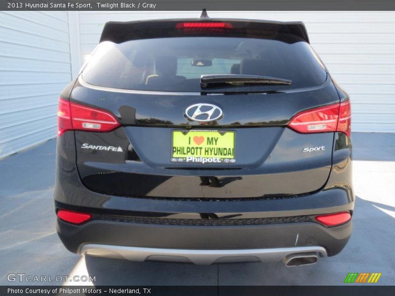 Twilight Black / Gray 2013 Hyundai Santa Fe Sport