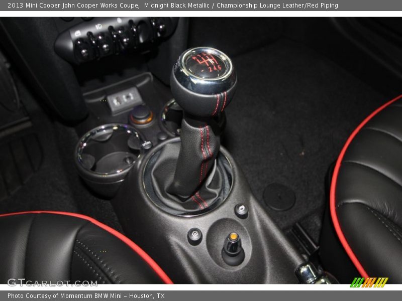  2013 Cooper John Cooper Works Coupe 6 Speed Manual Shifter