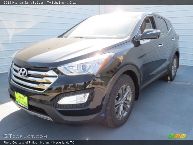 Twilight Black / Gray 2013 Hyundai Santa Fe Sport