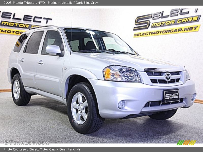 Platinum Metallic / Dark Flint Gray 2005 Mazda Tribute s 4WD
