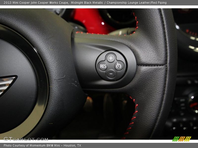 Controls of 2013 Cooper John Cooper Works Coupe