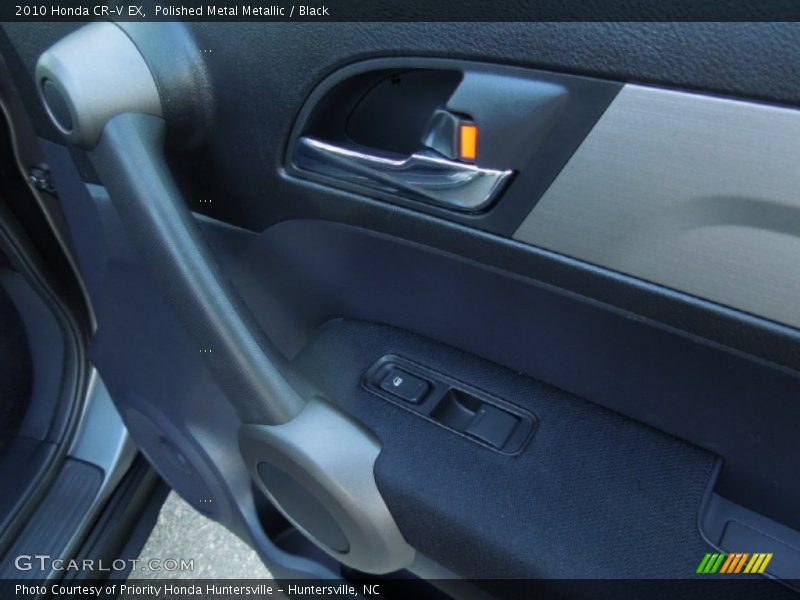 Polished Metal Metallic / Black 2010 Honda CR-V EX