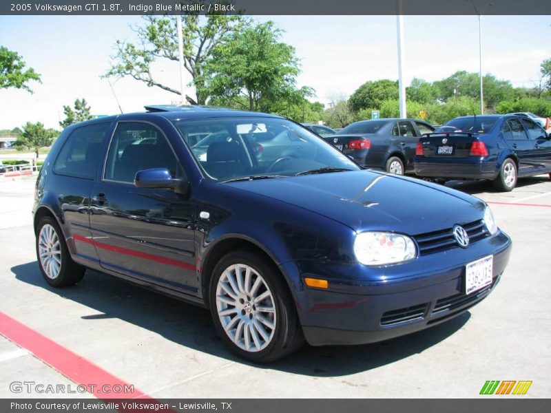 Indigo Blue Metallic / Black 2005 Volkswagen GTI 1.8T