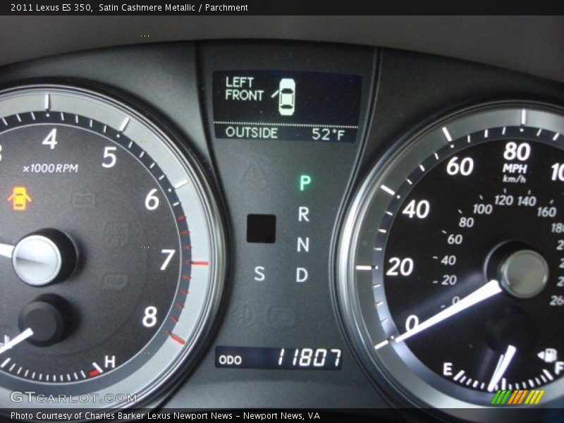 Satin Cashmere Metallic / Parchment 2011 Lexus ES 350