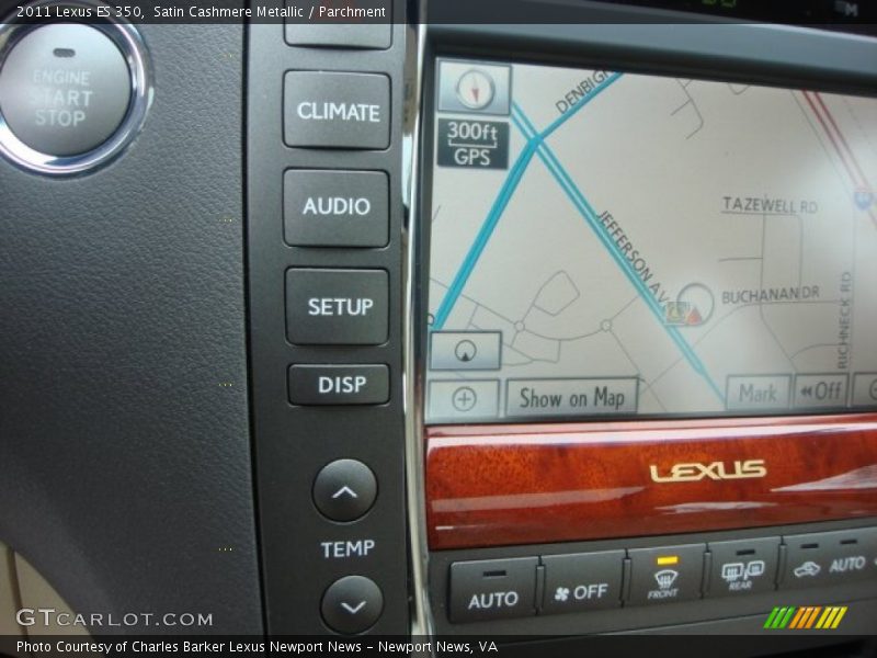 Satin Cashmere Metallic / Parchment 2011 Lexus ES 350