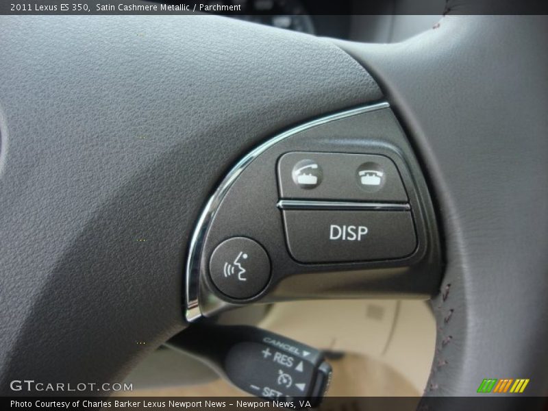 Satin Cashmere Metallic / Parchment 2011 Lexus ES 350