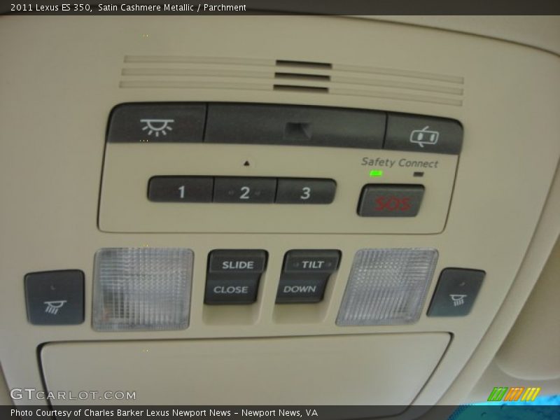Satin Cashmere Metallic / Parchment 2011 Lexus ES 350