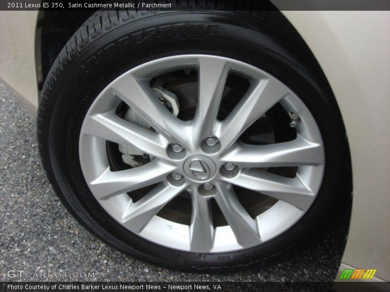 Satin Cashmere Metallic / Parchment 2011 Lexus ES 350