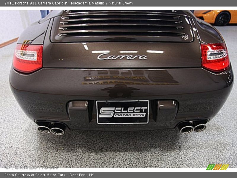 Macadamia Metallic / Natural Brown 2011 Porsche 911 Carrera Cabriolet