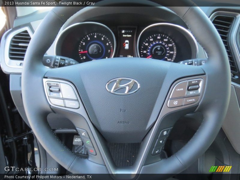 Twilight Black / Gray 2013 Hyundai Santa Fe Sport