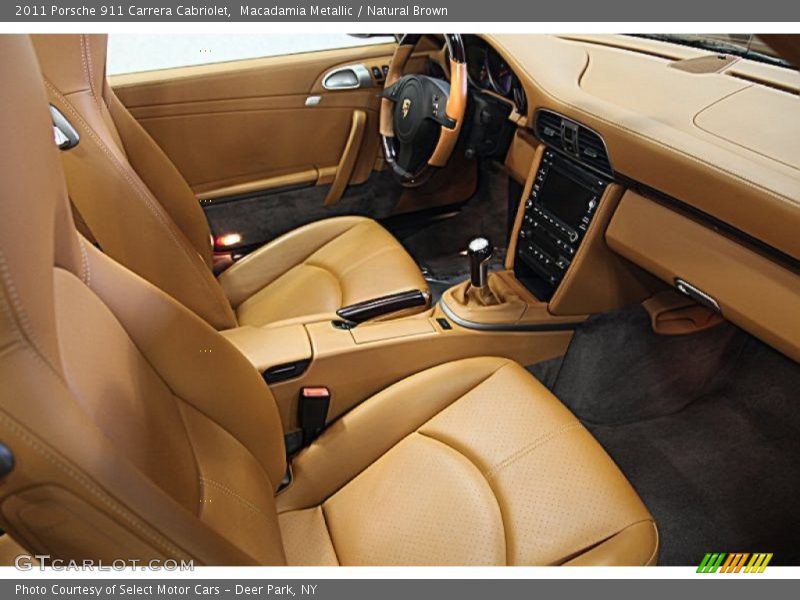  2011 911 Carrera Cabriolet Natural Brown Interior