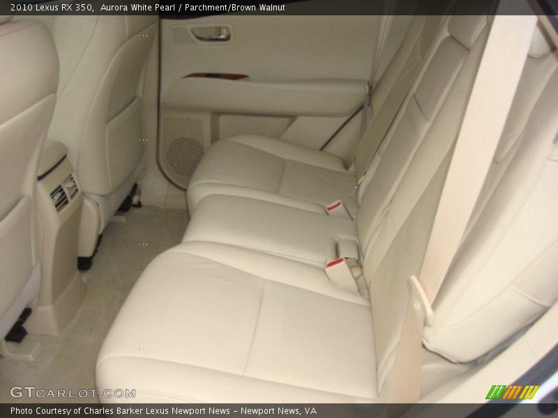 Aurora White Pearl / Parchment/Brown Walnut 2010 Lexus RX 350