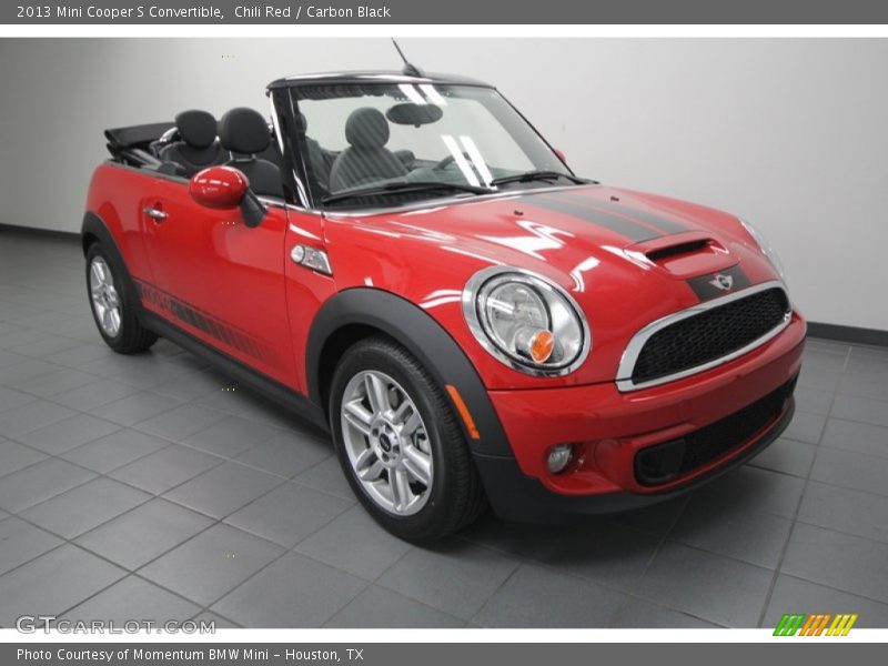 Chili Red / Carbon Black 2013 Mini Cooper S Convertible