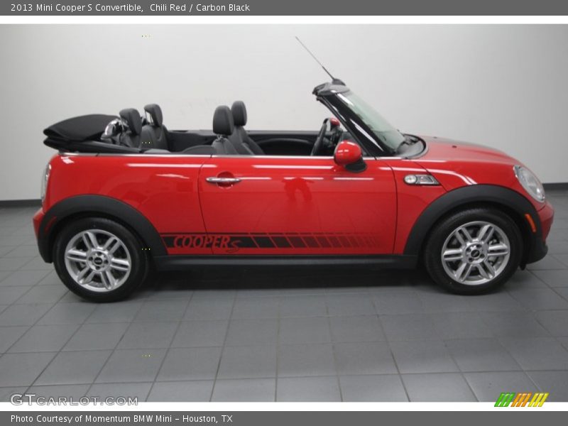 Chili Red / Carbon Black 2013 Mini Cooper S Convertible