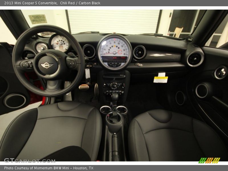 Chili Red / Carbon Black 2013 Mini Cooper S Convertible